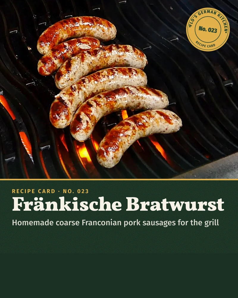 Recipe card: Fränkische Bratwurst