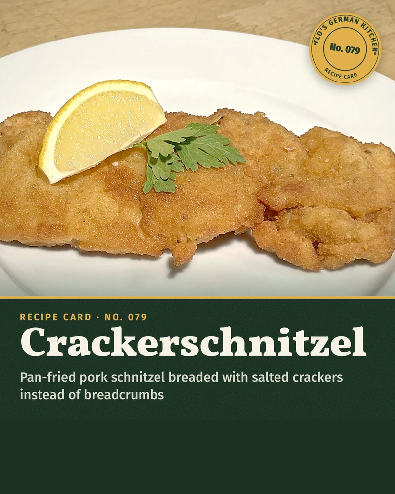 Recipe card: Crackerschnitzel