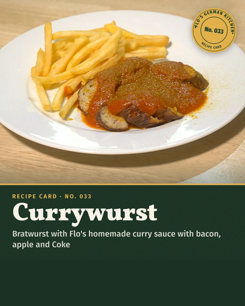 Recipe card: Currywurst