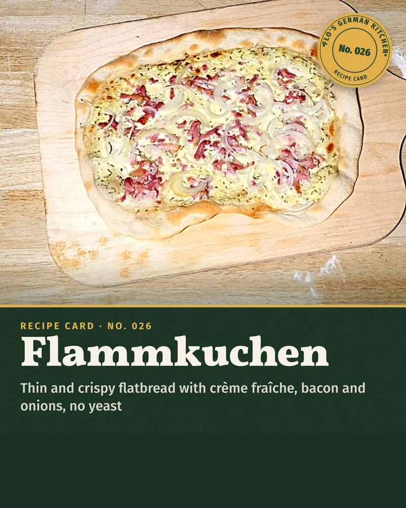 Recipe card: Flammkuchen