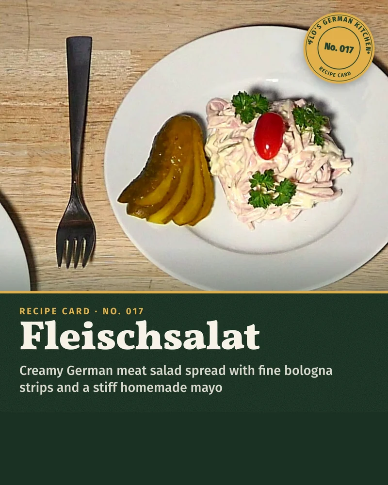 Recipe card: Fleischsalat