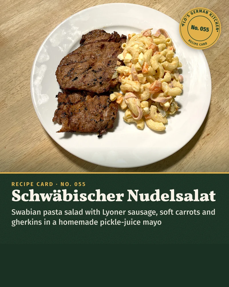 Recipe card: Nudelsalat