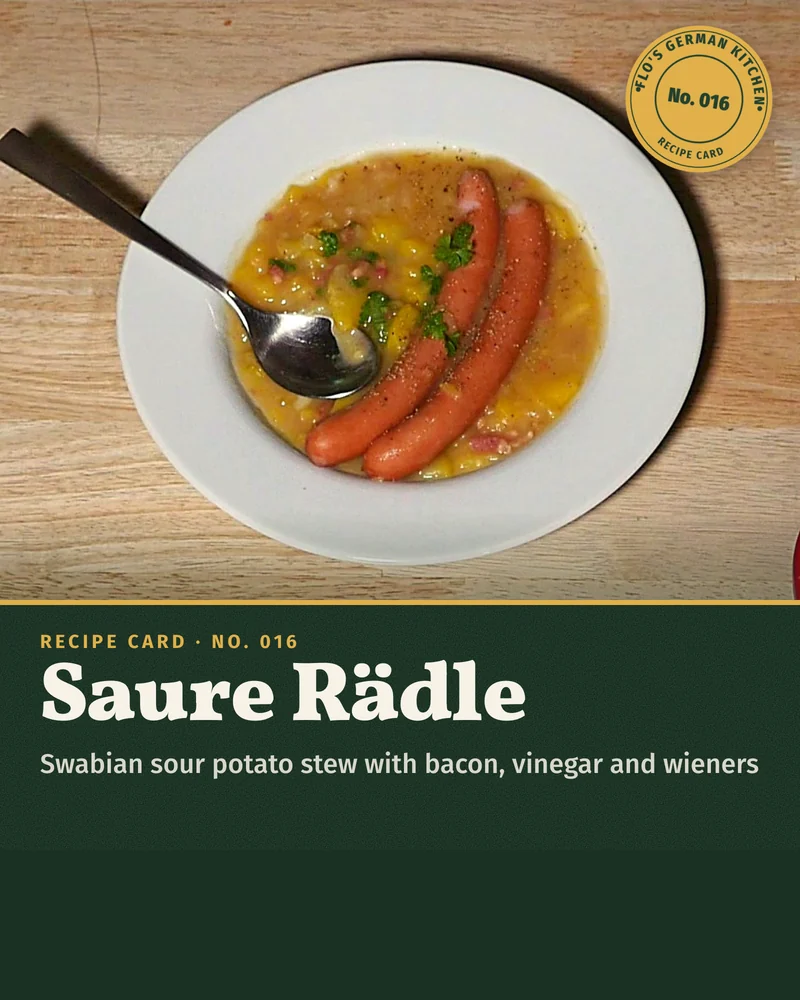 Recipe card: Saure Rädle