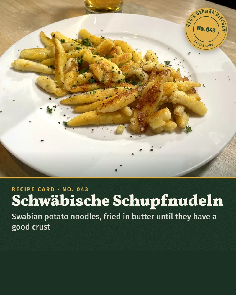 Recipe card: Schupfnudeln