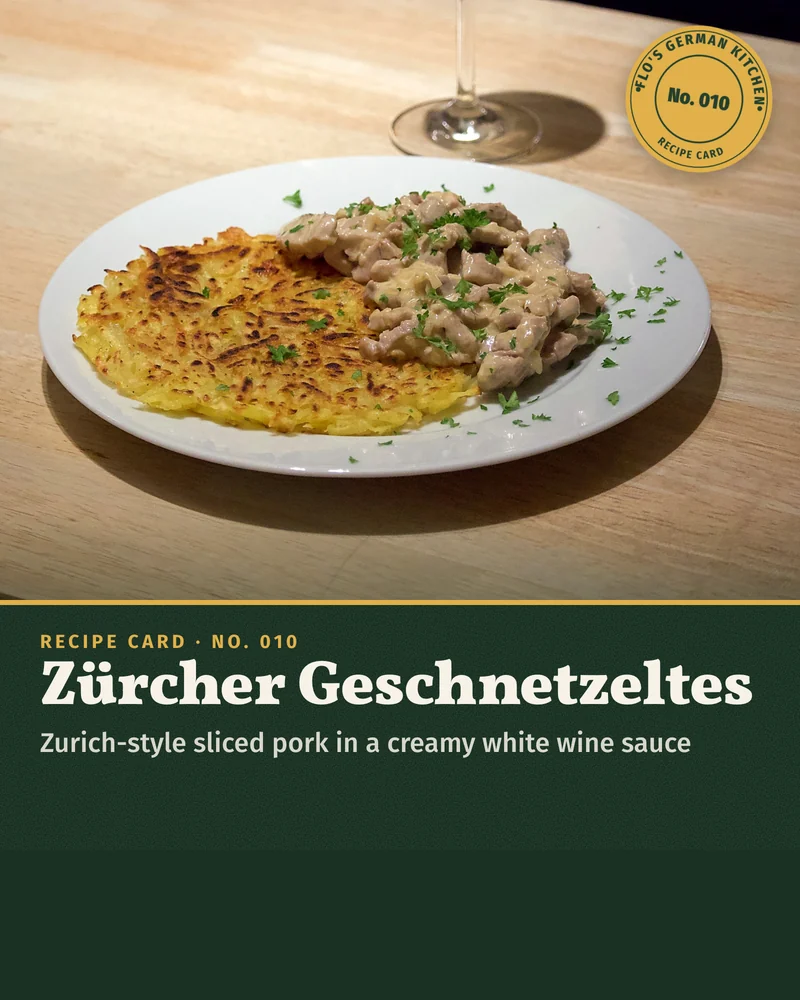 Recipe card: Zürcher Geschnetzeltes