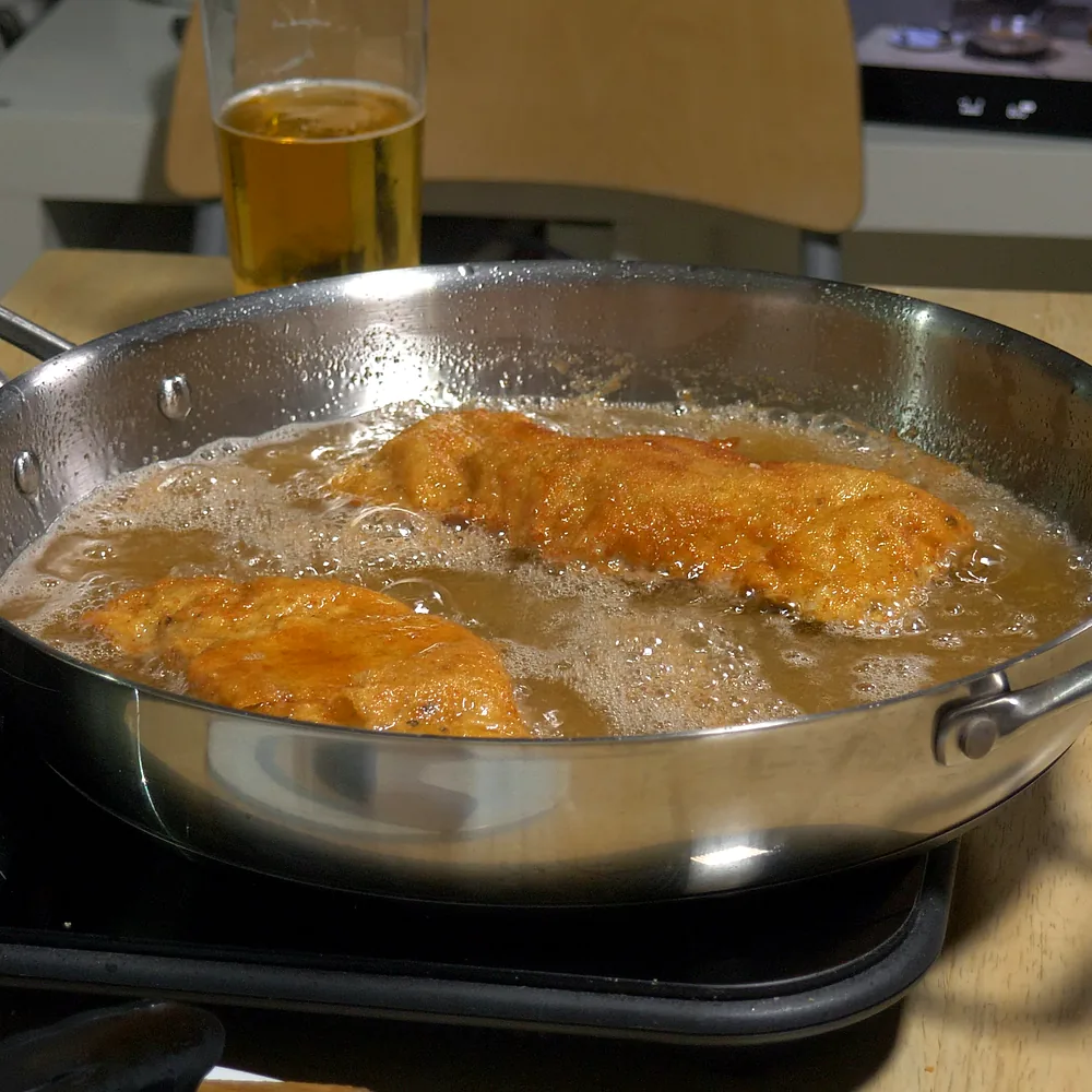 Pan on the stove